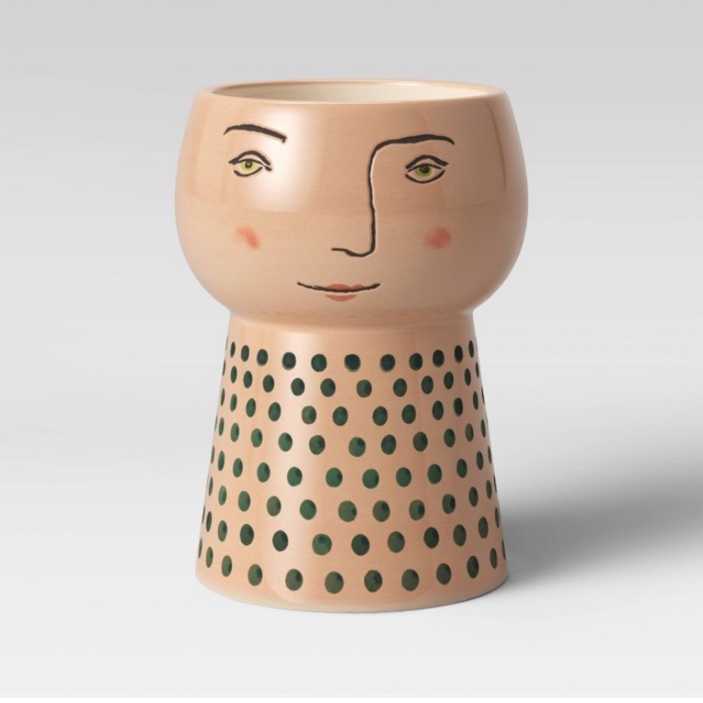 Opalhouse Stoneware Family Planter 8”